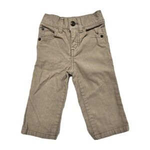Gymboree Baby 100% Cotton Corduroy Cords Pants Tan Beige Snap 6-12 Months Dressy